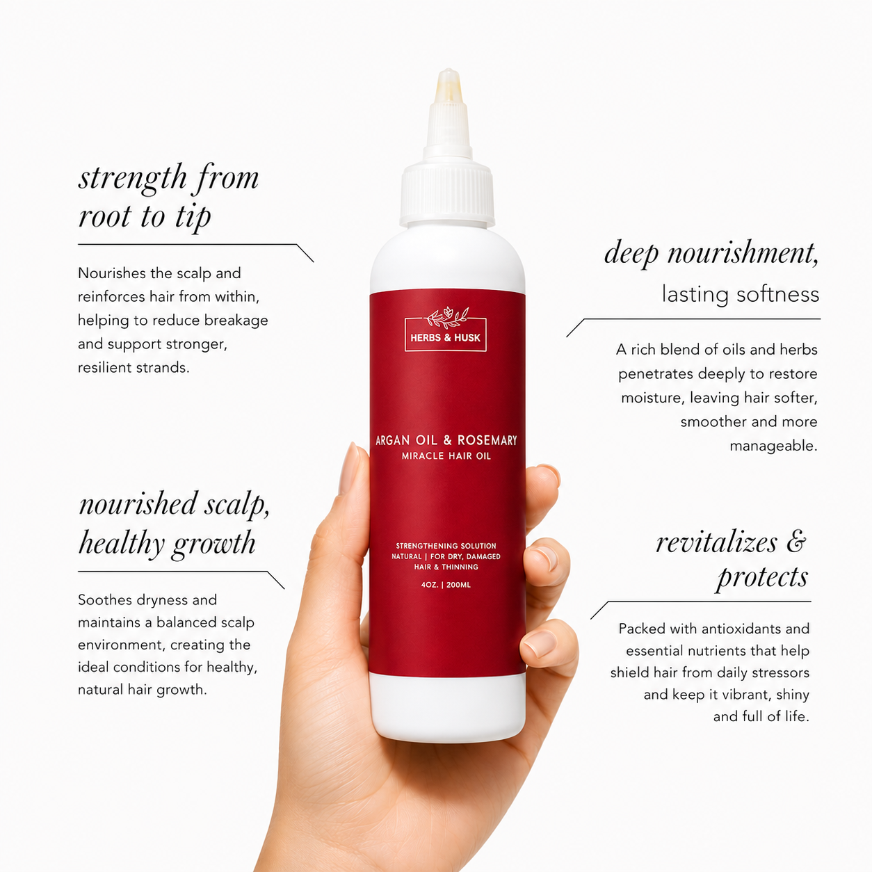 Argon Oil & Rosemary Miracle Hair Oil